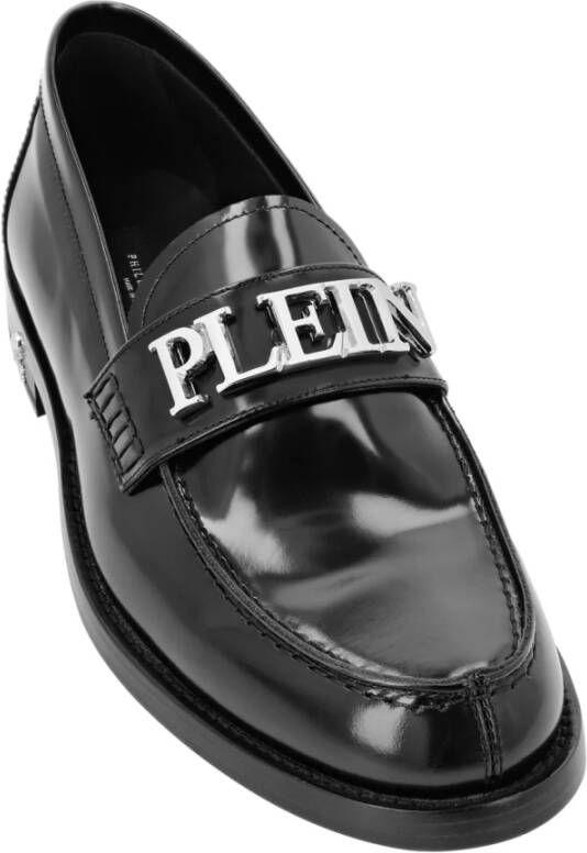 Philipp Plein Stijlvolle Loafers voor Mannen Black Heren