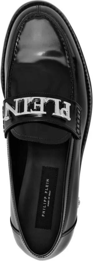 Philipp Plein Stijlvolle Loafers voor Mannen Black Heren