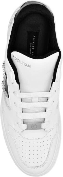 Philipp Plein Stijlvolle Sneakers in Paars White Dames