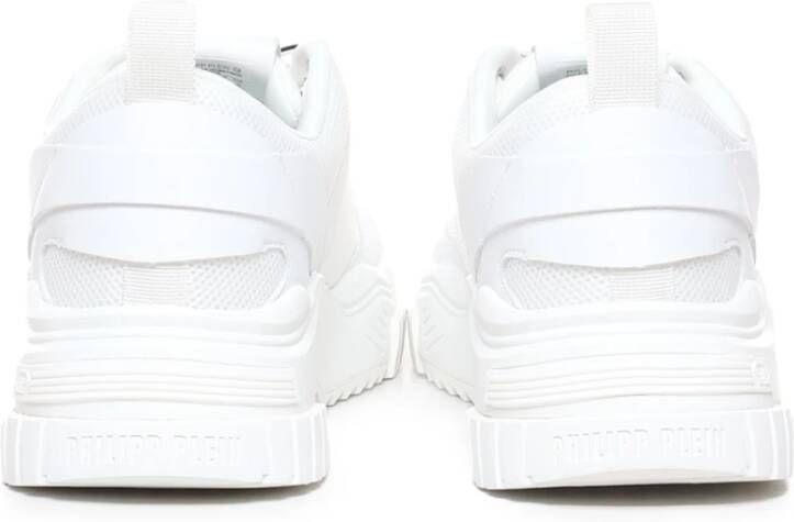 Philipp Plein Stijlvolle Sneakers met Katoenmix White Heren