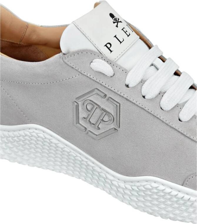 Philipp Plein Stijlvolle Sneakers met Uniek Design Gray Heren