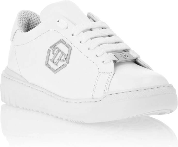 Philipp Plein Stijlvolle Sneakers met Uniek Ontwerp White Dames