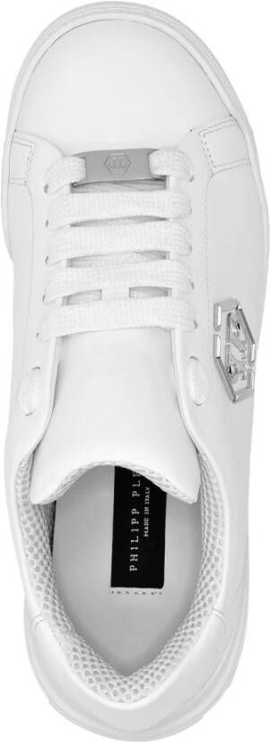 Philipp Plein Stijlvolle Sneakers met Uniek Ontwerp White Dames