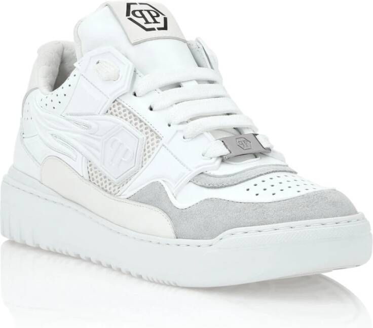 Philipp Plein Stijlvolle Sneakers voor Mannen White Dames