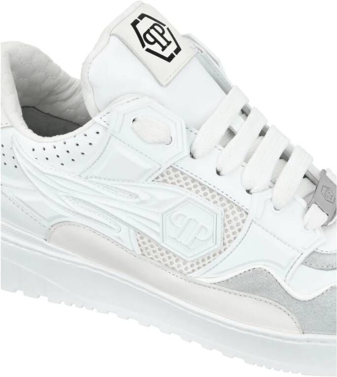 Philipp Plein Stijlvolle Sneakers voor Mannen White Dames