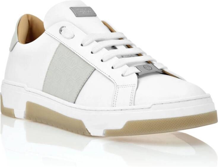 Philipp Plein Stijlvolle Sneakers voor Mannen White Heren