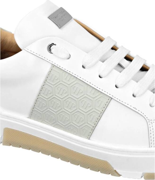 Philipp Plein Stijlvolle Sneakers voor Mannen White Heren