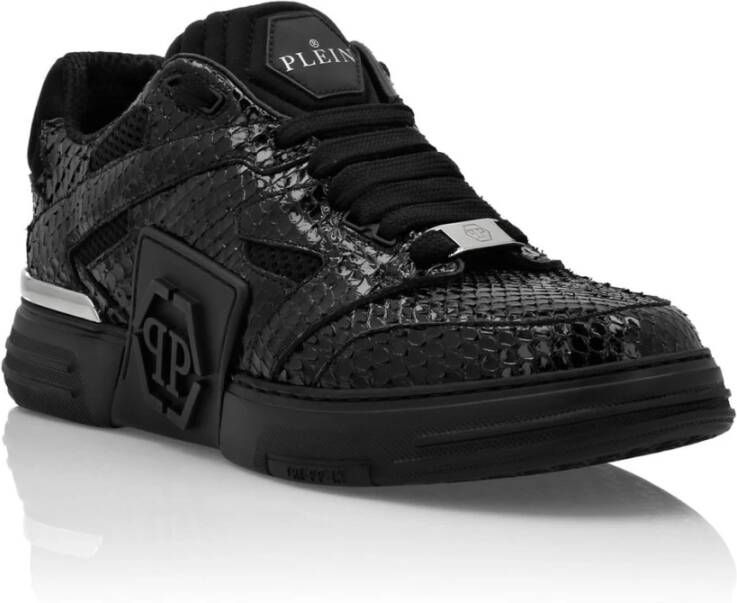 Philipp Plein Stijlvolle Sneakers voor Modieuze Liefhebbers Black Heren