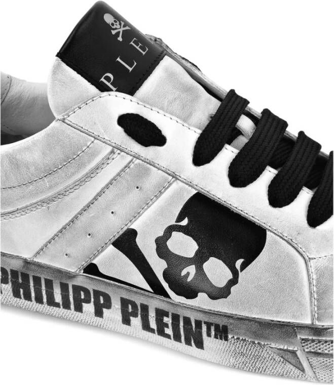 Philipp Plein Stijlvolle Sneakers voor Trendy Look Gray Heren