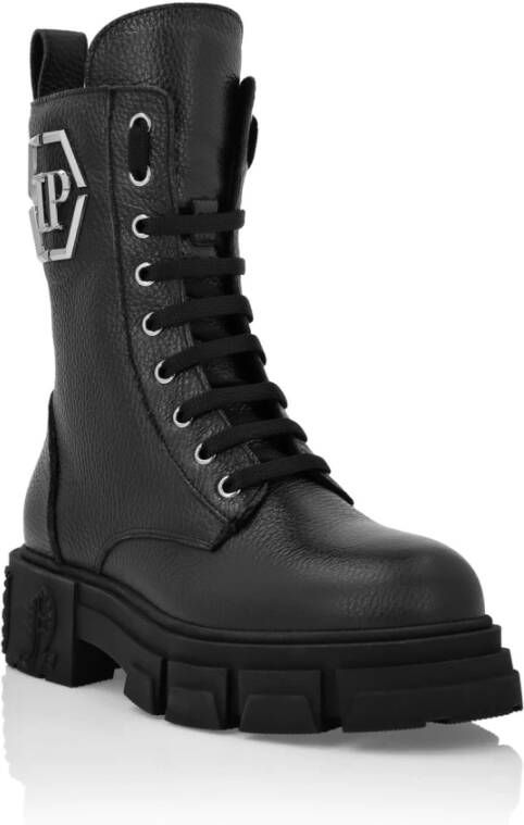 Philipp Plein Veterschoenen voor dames Black Dames