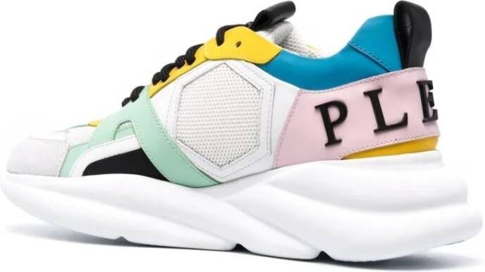 Philipp Plein Witte Casual Canvas Sneakers Multicolor Dames