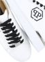 Philipp Plein Witte Leren Sneakers met Contrasterend Logo White Heren - Thumbnail 6