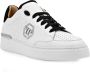 Philipp Plein Witte leren sneakers met hexagon detail White Heren - Thumbnail 2