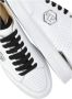 Philipp Plein Witte Leren Sneakers met Metallic Logo White Heren - Thumbnail 6