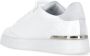 Philipp Plein Witte Leren Sneakers Ronde Neus Logo White Heren - Thumbnail 4