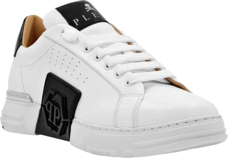 Philipp Plein Witte Phantom Kick$ Sneakers White Dames