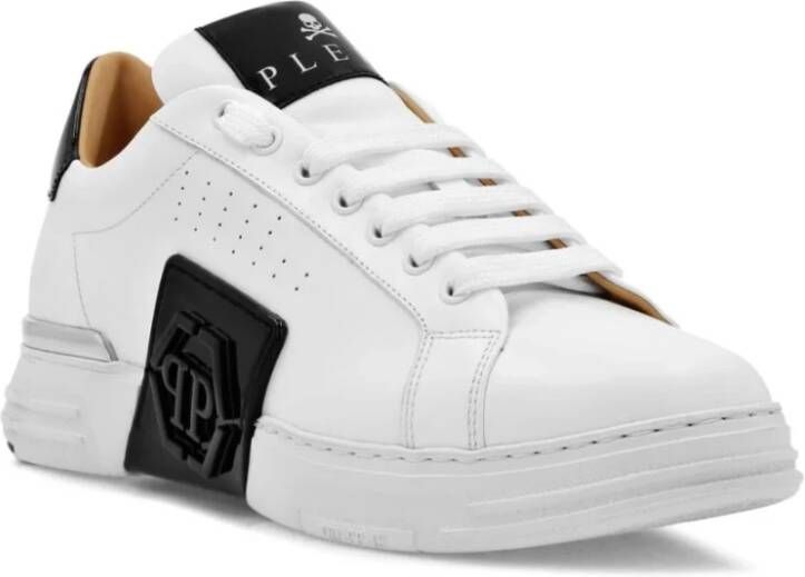 Philipp Plein Witte Platte Schoenen Phantom Kicks White Heren