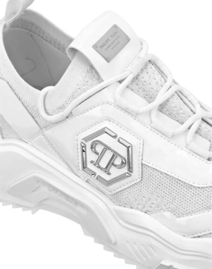 Philipp Plein Witte Sneakers met Predator Vernice White Dames