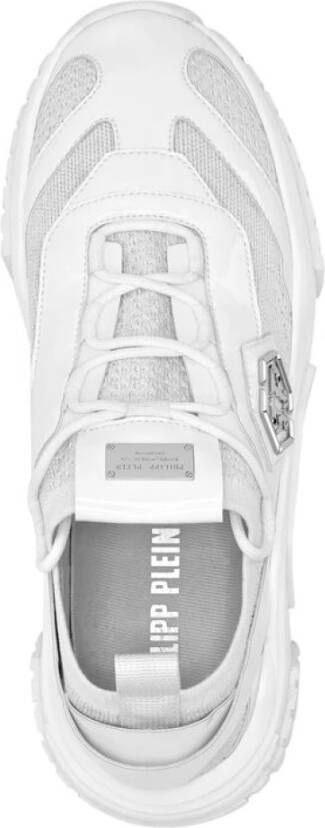 Philipp Plein Witte Sneakers met Predator Vernice White Dames