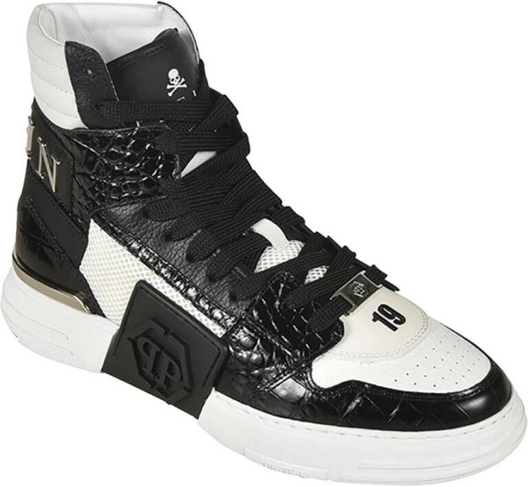 Philipp Plein Witte Sneakers voor Mannen White Heren