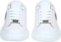 Philipp Plein zeshoekige sneakers in wit leer White Heren - Thumbnail 3
