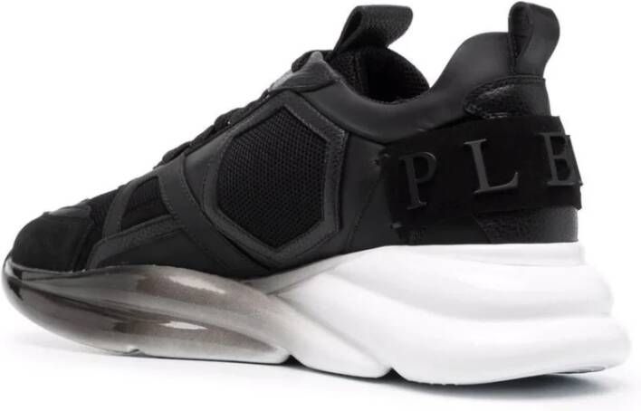 Philipp Plein Zwarte casual trainers met synthetische zool Black Heren