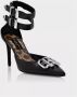 Philipp Plein Zwarte Gothic logo hakken Black Dames - Thumbnail 2