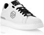 Philipp Plein Zwarte Leren Sneaker White Heren - Thumbnail 2