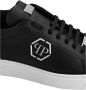 Philipp Plein Zwarte Leren Sneaker Zwart Heren - Thumbnail 3