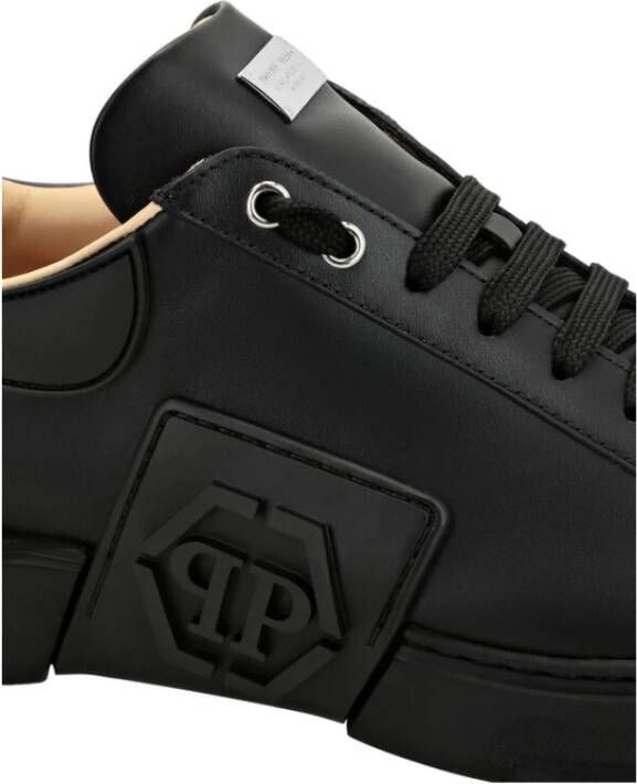 Philipp Plein Zwarte Sneakers met Fascia Black Heren