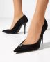 Philipp Plein Zwarte Suede Decollete Hakken met schedel Black Dames - Thumbnail 2