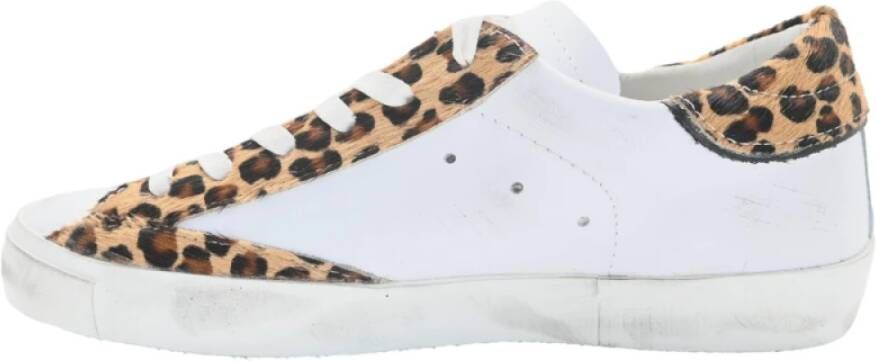 Philippe Model Animalier Lage Top Sneakers Wit White Dames