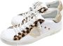 Philippe Model Animalier Sneakers Wit Print White Dames - Thumbnail 3