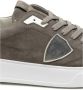 Philippe Model Antraciet Temple Low Sneakers Gray Heren - Thumbnail 4