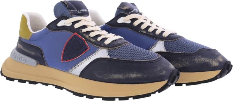 Philippe Model Antibes Low Man Sneakers Blauw Heren