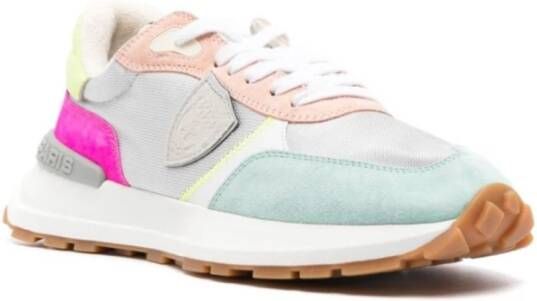 Philippe Model Antibes Low Sneakers Zilver Multicolor Dames