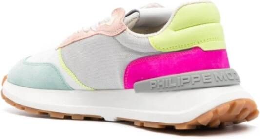 Philippe Model Antibes Low Sneakers Zilver Multicolor Dames