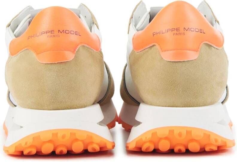 Philippe Model Beige Combi Sneakers Multicolor Heren