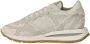 Philippe Model Beige Denim Sneaker met Metalen Details Beige Dames - Thumbnail 3