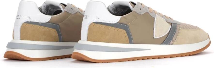 Philippe Model Beige Sneaker met Mondial Design Beige Heren