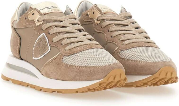 Philippe Model Beige Sneakers Parijse Stijl Beige Dames