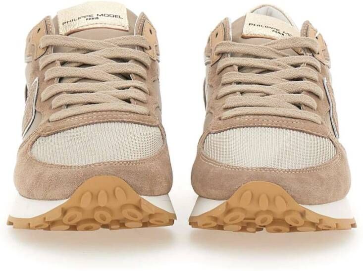 Philippe Model Beige Sneakers Parijse Stijl Beige Dames