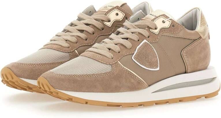 Philippe Model Beige Sneakers Parijse Stijl Beige Dames