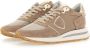 PHILIPPE MODEL Lage Sneakers Dames Tropez Haute Low Maat: 38 Materiaal: Suède Kleur: Beige - Thumbnail 13