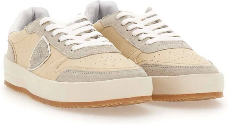 Philippe Model Beige Sneakers Parijse Stijl Beige Dames