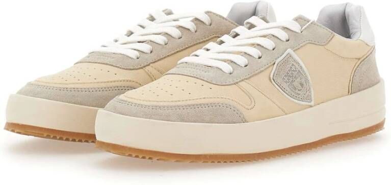 Philippe Model Beige Sneakers Parijse Stijl Beige Dames