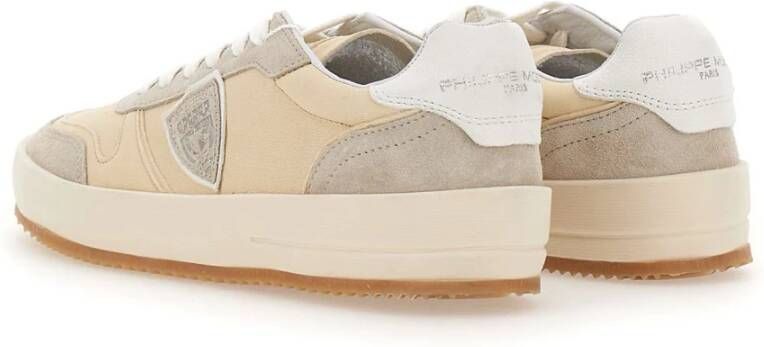 Philippe Model Beige Sneakers Parijse Stijl Beige Dames