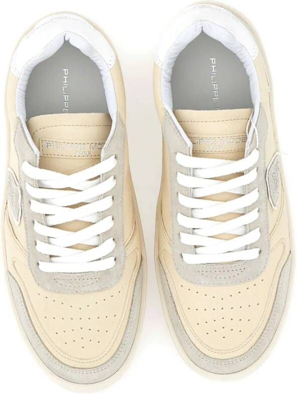 Philippe Model Beige Sneakers Parijse Stijl Beige Dames