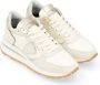 Philippe Model Beige Suède en Mesh Sneaker Beige Dames - Thumbnail 4