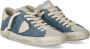 Philippe Model Blauw Room Laag Suède Sneaker Blue Heren - Thumbnail 2